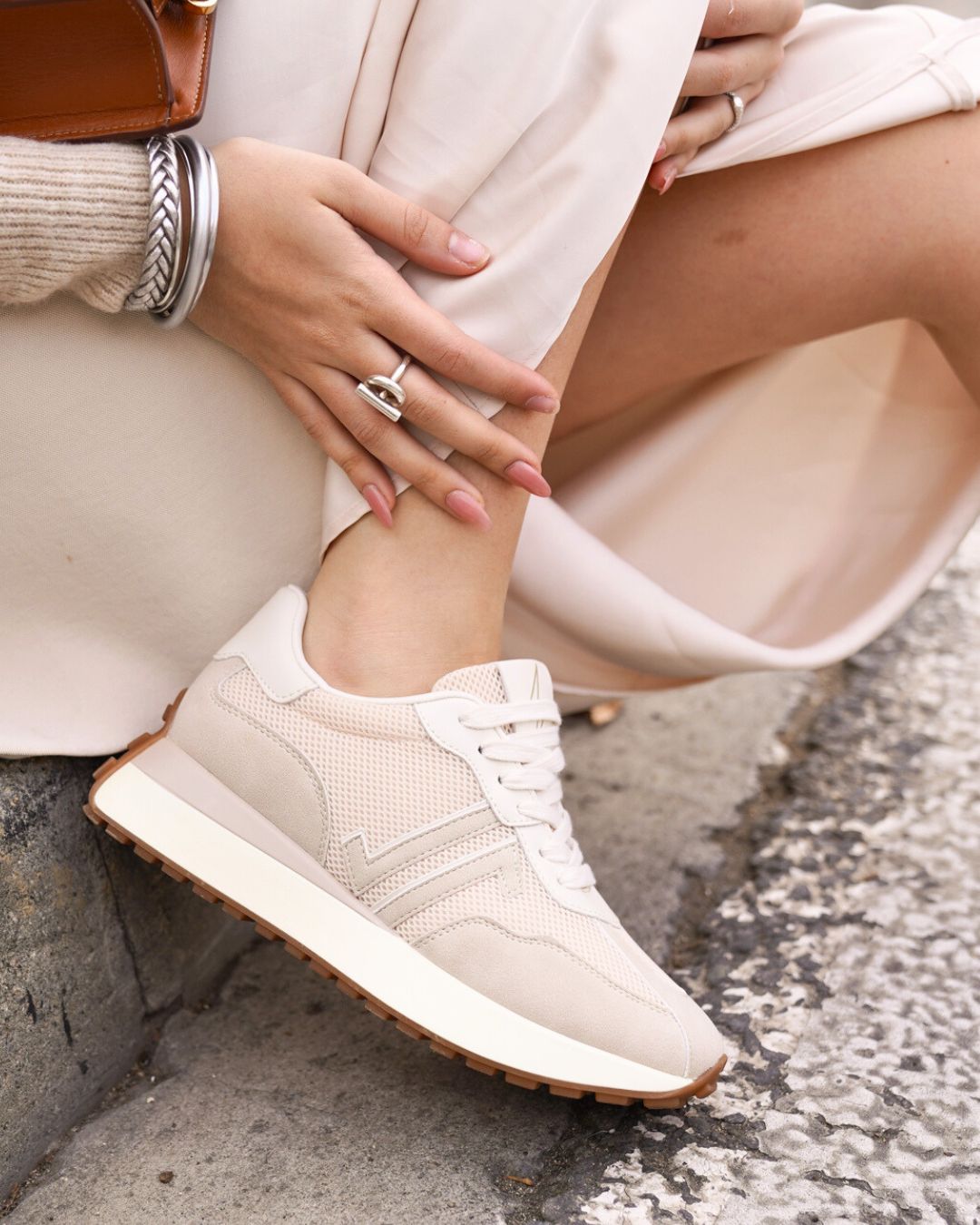 Sneakers beige femme on sale